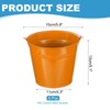 PATIKIL 6"x5" Small Metal Buckets with Handle, 6 Pcs Mini
