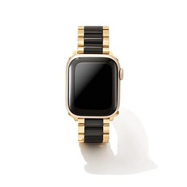 Kendra Scott Dira 3 Link Watch Band in Gold & Black Tone