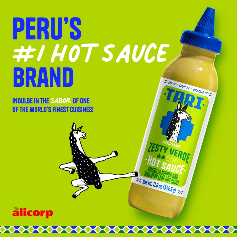 Tari Hot Sauce - Zesty Verde - Creamy, Herbal &