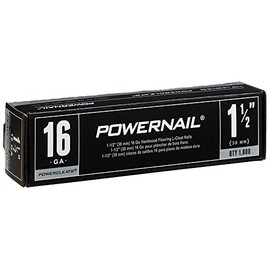 POWERNAIL 1-1/2 Inch x 16-Gauge Powercleats Hardwood Flooring Nails (1000-Pack)
