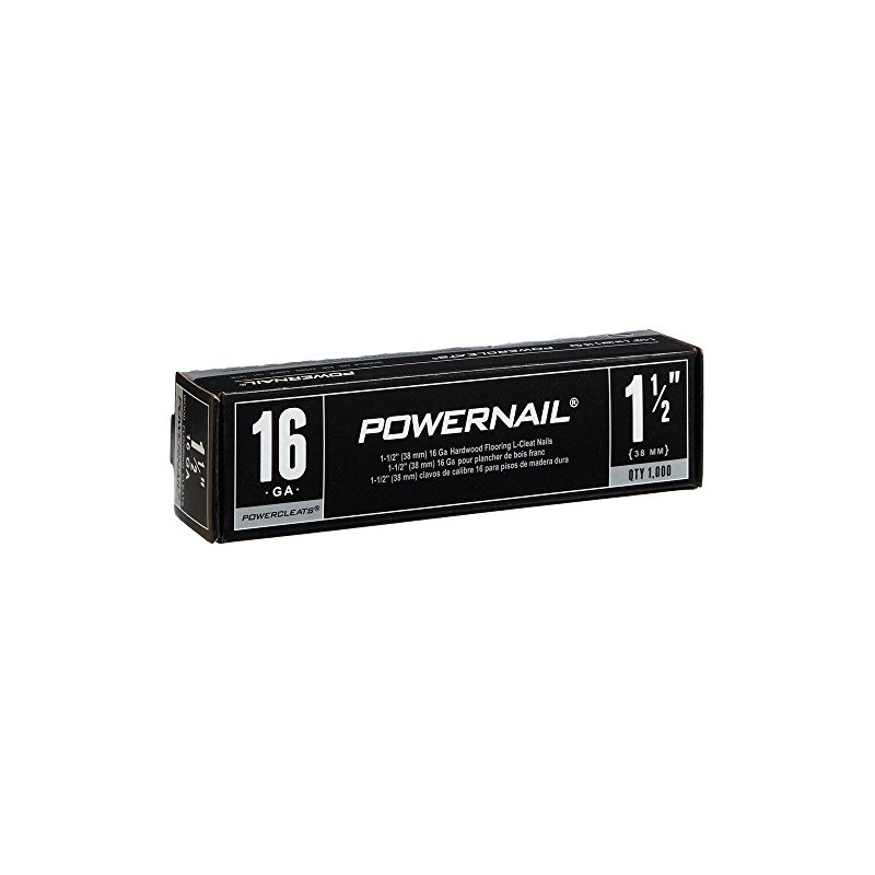 POWERNAIL 1-1/2 Inch x 16-Gauge Powercleats Hardwood Flooring Nails (1000-Pack)