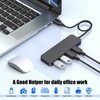 USB Hub,4 Port USB Adapter USB Splitter,Multi USB Port Expander