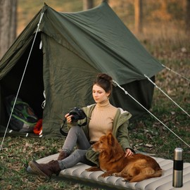 Outraveler Single Size Camping Air Mattress Inflatable Bed,Blow Up Mattress Sleeping Pad