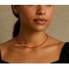 Unbranded Natural Carnelian Choker Dainty Queen Necklace Healing Reiki Energy