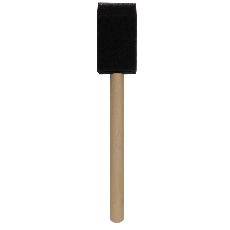 Fewanland 1" Foam Brush Set High Density Foam 50pcs