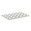 Home Xpert 24 Stück Schutzpuffer CLEAR Quadrat Anschlagpuffer transparent selbstklebend