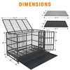 BOLDBONE 48/42/38 inch Heavy Duty Indestructible and Escape-Proof Dog Crate