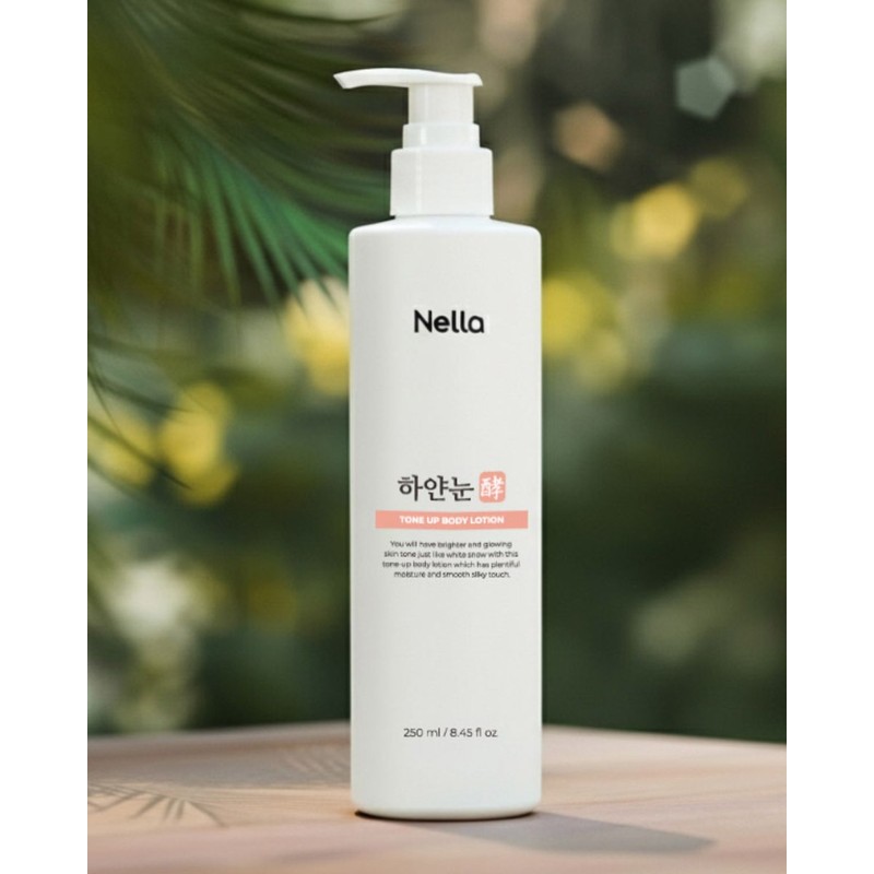 Nella White Snow Fermented Tone-Up Body Lotion 250ml *2pcs