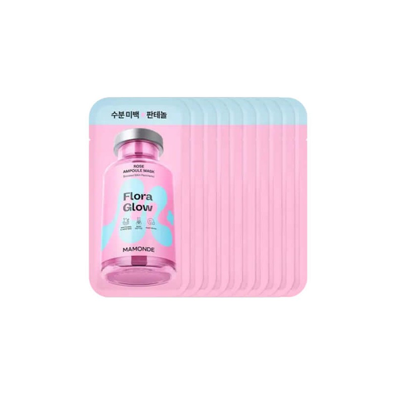 Mamonde [10ea SET]Mamonde Flora Glow Rose Ampoule Mask 23ml