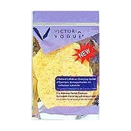 Victoria Vogue Natural Cellulose Cleansing Sponges 2ea, 2count
