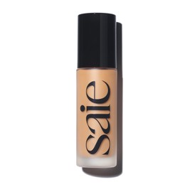 Saie Glowy Super Skin Tint Liquid Foundation - Hydrating Serum Foundation with Lightweight, Medium Coverage - Formulated with Hyaluronic Acid to Hydrate, Brighten and Plump - Shade 18 (1.01 oz)