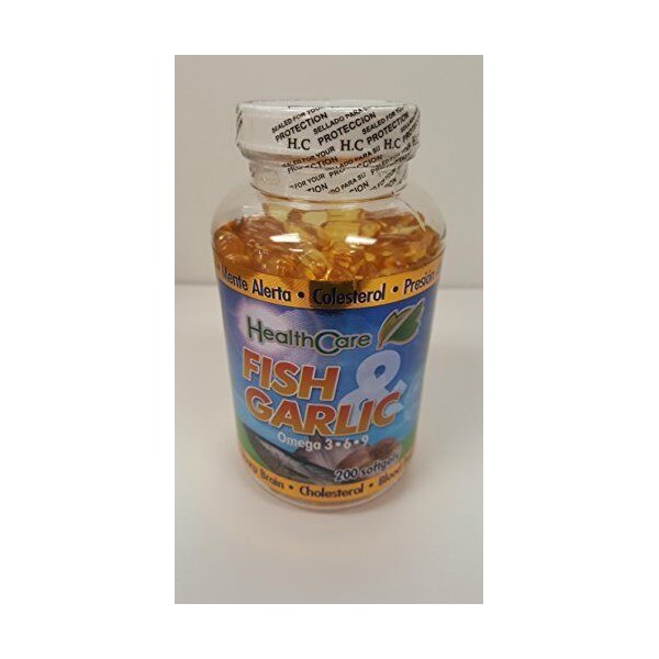 Fish Garlic Omega 3-6-9 /200 softgels/ 2000 mg