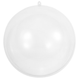 NUOLUX Plastic Ball Transparent 20cm Hollow Acrylic Ball Ornament Sphere Decorative Fillable Handmade DIY Decoration for Home Wedding Party Decoration
