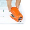 Rapesco 1410 Bug Mini Stapler, 12 Sheet Capacity, Orange
