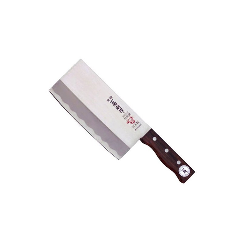 Toginon 一角別作 ローズ柄 角形中華包丁 180mm 550RC