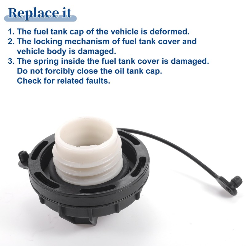 ACROPIX Compatible Hyundai Plastic Gas Fuel Cap Fuel Tank Cap