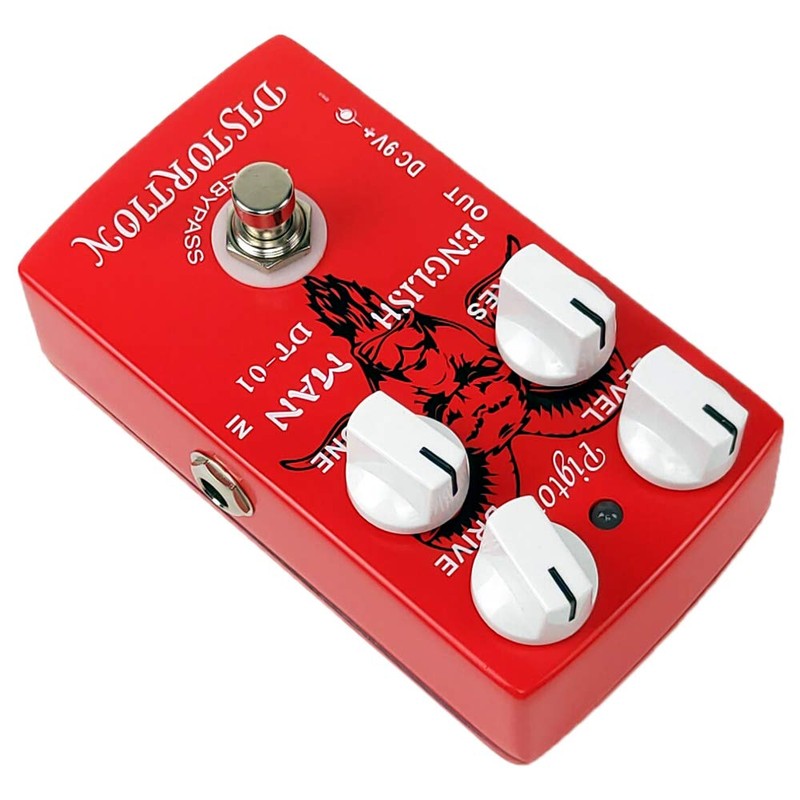 pigtone Pedal de efectos de guitarra PP-24 Classic Distortion analógico