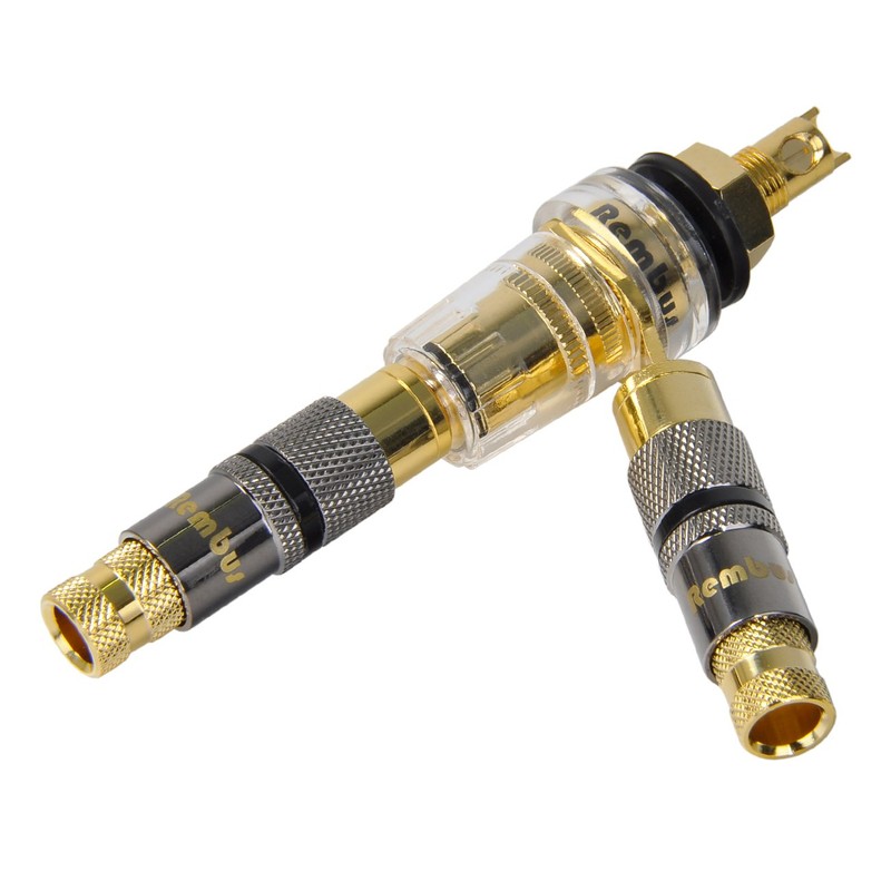 Rembus KS-216 High End Cable Lugs Gold-Plated Pack of 4