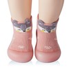 SEBELLST Baby Girl Sock Shoes Rubber Sole Non Slip Indoor