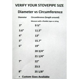 Tred-Not Copper Stovepipe Heat Exchanger Radiators 8" dia Stove Pipe heat reclaim set (6)