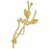 Links Gold Sterling Silver Elf Ear Cuff, Statement Earring, Wedding