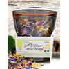 Colourful Organic Flowers in Preserving Jar, Premium Quality, Handmade, Reusable