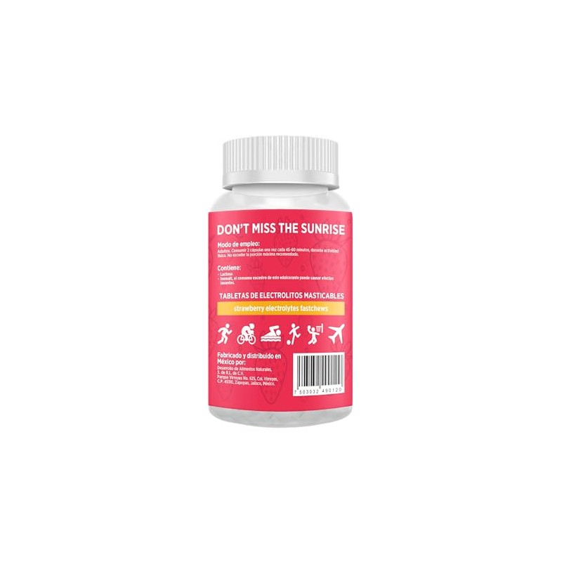 ELECTROLITOS MASTICABLES FRESA (30 DOSIS)