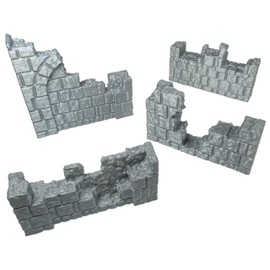 Extruded Gaming Wall Ruins Set 1