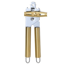 Gold All Metal Can Opener & Bottler Openers, Golden Manual Can Openers
