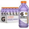 Gatorade Rapid Rehydration Electrolyte Beverage, Mixed Berry, 20oz Bottles (12