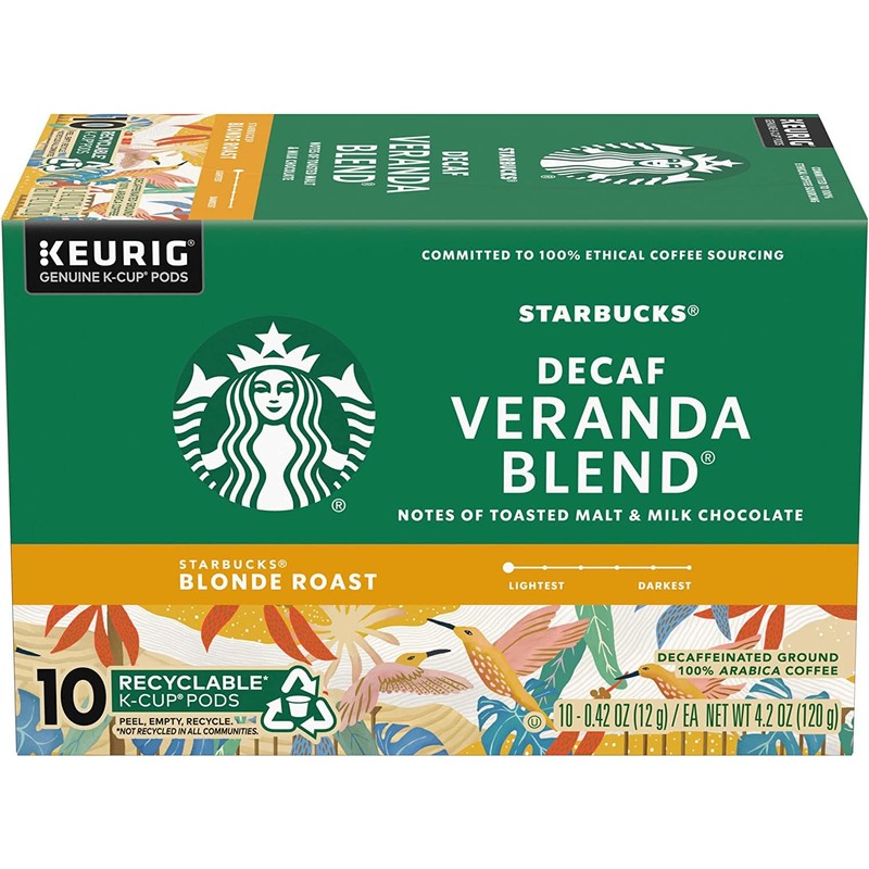 Starbucks Coffee Starbucks Decaf House Blend Coffee K-Cup Pods, Medium