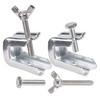 Fireplace Damper Clamp Stainless Steel Flue Stop Clamp for Gas