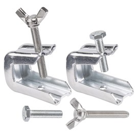 Fireplace Damper Clamp Stainless Steel Flue Stop Clamp for Gas Logs 2 Pcs