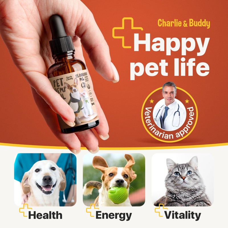 Charlie Buddy - Hеmp Oil for Dogs Cats - Hip