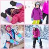 PAMAID Kids Ski Mittens Gloves Toddler Mittens Waterproof Winter Warm