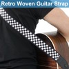 Guitar Strap, 2 Pcs Adjustable Guitar Strap, Leather Ends Guitar