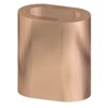 Press Clamp 3 mm Pack of 20 Copper Wire Rope Clamp Copper Sleeve for Rope Diameter = 3 mm