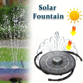 AISITIN 3.5W Solar Fountain Pump for Water Feature Outdoor Solar Bird Bath Fountain