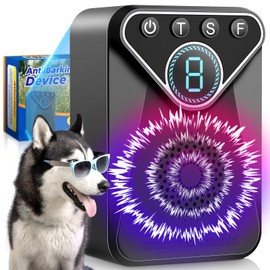 Anti Barking Device for Dogs, 9 - Mode Ultrasonic Dog Barking Control with 50 Ft Range, Rechargeable Waterproof Bark Deterrent Box, Dog Barking Silencer for All Dogs Indoor Outdoor