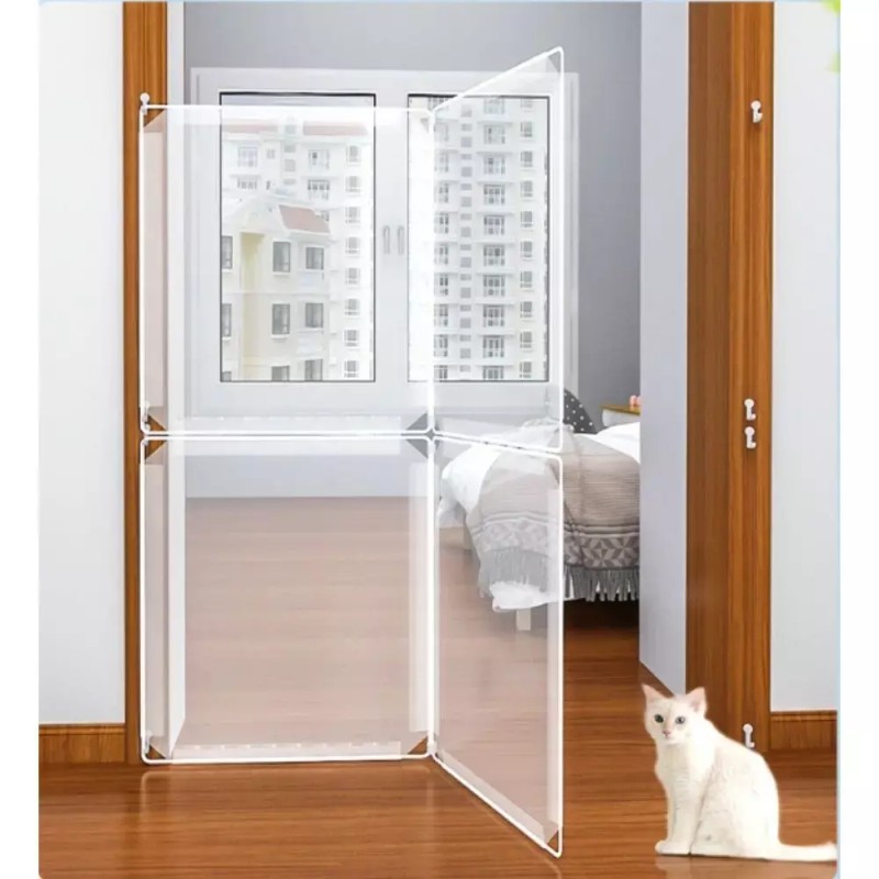 고양이 중문 개벽 강아지 방묘문 주방 반려동물 [F. 71CM 높이