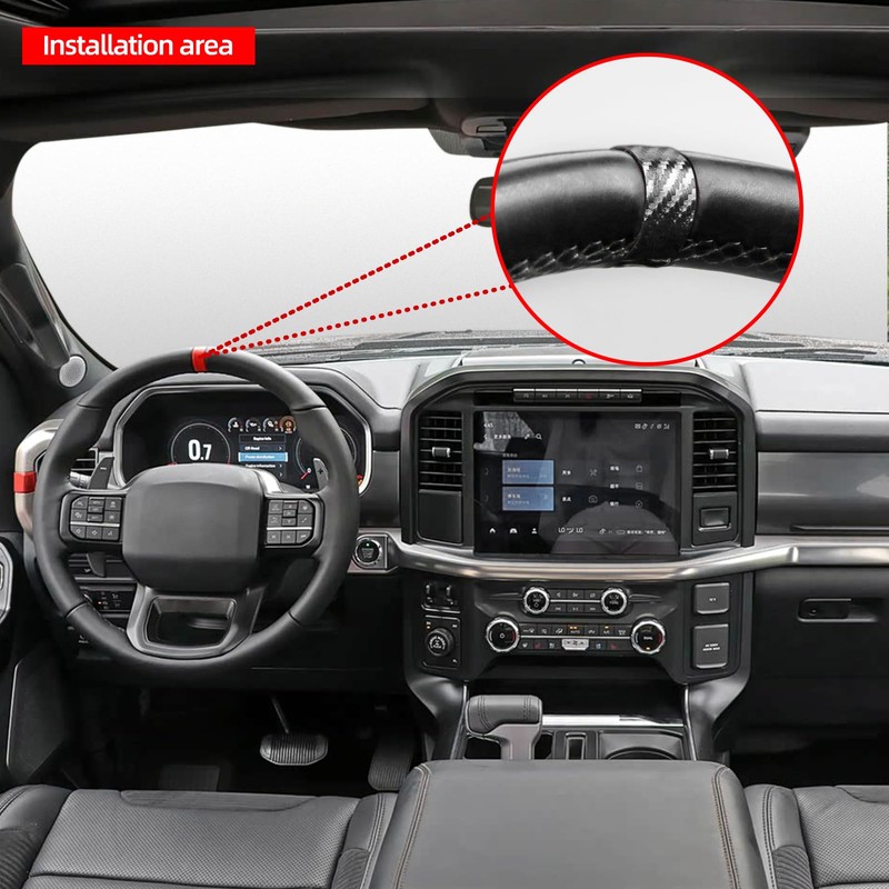 Steering Wheel Center Stripe Marker Sticker for Ford