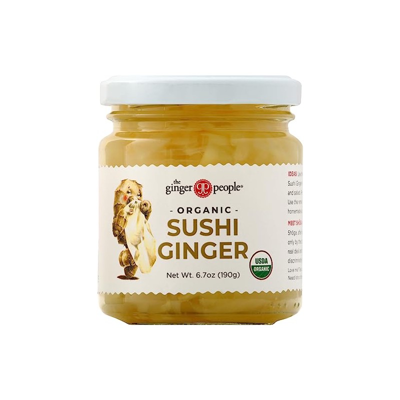 Ginger People, Pickled Sushi Ginger, 6.7 oz