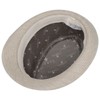 LIERYS Twotone Trilby Fabric Hat - Elegant Sun Hat -