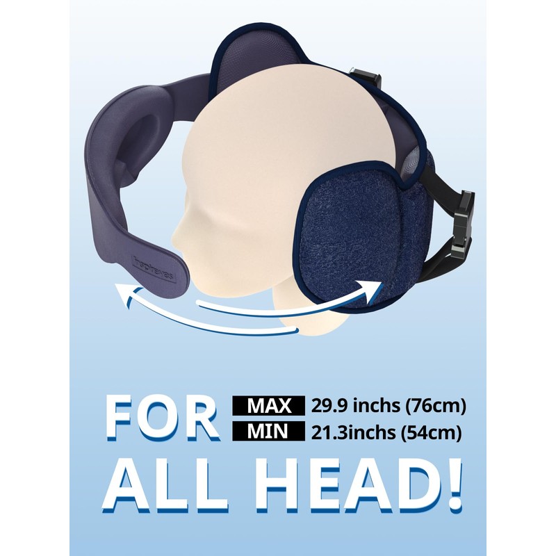 Inspireyes Travel Pillows for Airplanes, Airplane Pillow with Sleep Eye