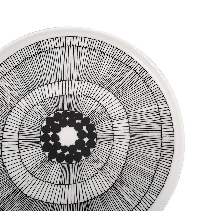Marimekko 063304-191 Plate, 9.8 inches (25 cm), Siirtolapuutarha Plate, Tableware,