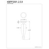 Kingston Brass KBPP2002 Pop-Up Plunger for KS1162, Polished Brass
