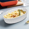 Foraineam Set of 8 Pieces Porcelain Ramekins, 6 Ounce Oval