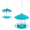 Bird Feeder Foldable Portable Terrace Bird Feeder for Outdoor Garden