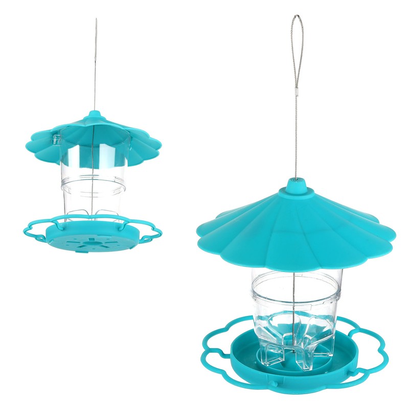 Bird Feeder Foldable Portable Terrace Bird Feeder for Outdoor Garden
