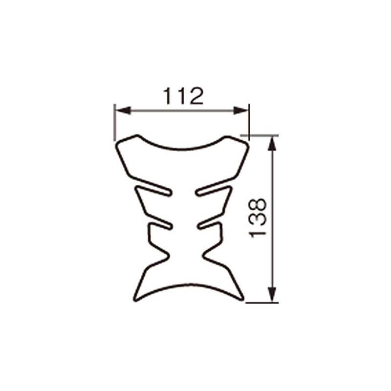 Daytona PROGRIP 98002 Motorcycle Anti-Scratch Seal Tank Pad 1 Piece